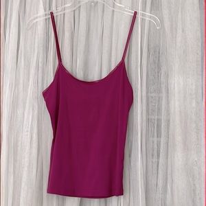 ⭐️ Forever 21 pretty maroon tank top cami spaghetti straps women size XS